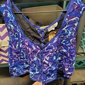 Rennisance style faux corset vest size 5